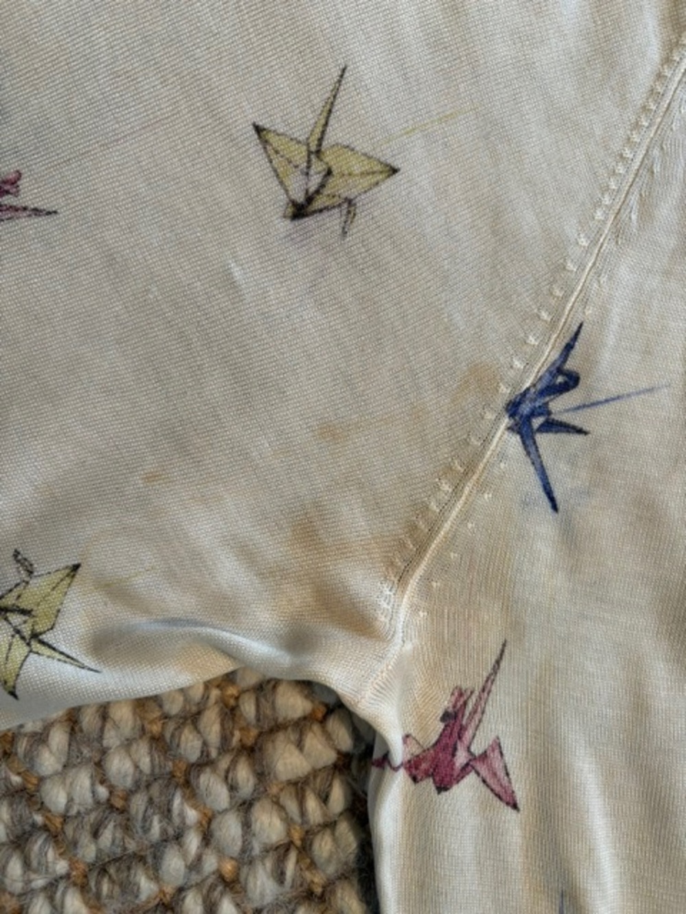 Equipment Sloane Origami Paper Crane Sweater - Picture 6 of 8